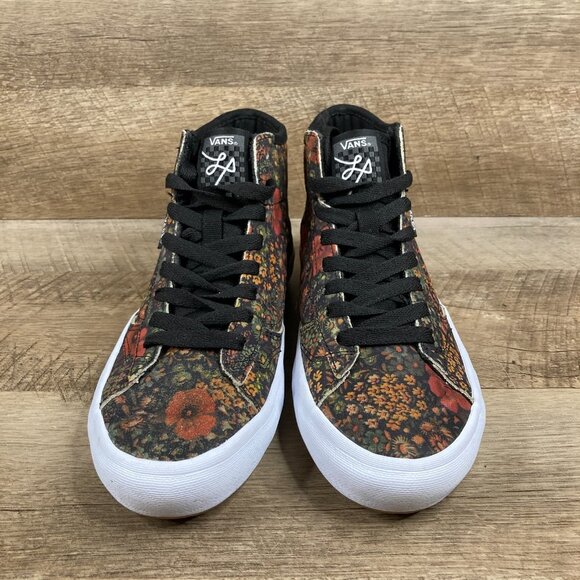 VANS The Lizzie Armonto Floral Black/Multi VR3 Cush Mid Skater Womens 5.5 NEW - Picture 3 of 10